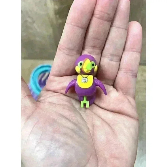 Vtg Kenner Littlest Pet Shop LPS Jolly Purple Toucan Parrot Bird with Cage 1992 - Picture 4 of 5